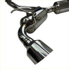 Shiny chrome finished redback catback exhaust with dual tube design for toyota 86 and subaru brz 304 stainless steel