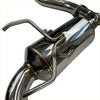 Shiny chrome finished redback catback exhaust for toyota 86 and subaru brz made of 304 stainless steel