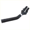 Black rubber redback dual 25 inch exhaust manifold with dual outlet pipes and barcode label for holden commodore vt vx vy