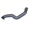 Black metal redback exhaust dump pipe with s-shaped flanged ends for toyota landcruiser 75 78 79 series