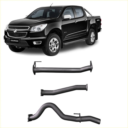 Redback Extreme Duty Exhaust for Holden Colorado RG 2.8L (09/2016 - Pipe Only (Loud) - 4x4 Performance System