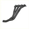 Black matte redback header performance exhaust manifold with sleek angular design and embossed branding for mitsubishi triton mk 2.4 litre 4g64