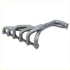 Gray metallic redback headers exhaust manifold with sleek curved tubes for ford falcon fg 6 cylinder engines