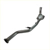 Gray metallic exhaust manifold with catalytic converter housing for redback high flow catalytic converter ford falcon ba bf sedan