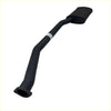 Backside of redback performance black exhaust pipe with curved design and rectangular muffler for ford falcon 03 1992