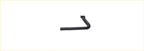 Black l-shaped metal wrench for redback performance exhaust system ford falcon 09 1998 back side view