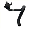 Black matte exhaust manifold with curved tubing and rectangular housing for redback performance ford falcon 1998 back side