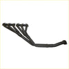 Black matte finish aftermarket exhaust manifold with multiple tubes for redback performance exhaust system Holden Commodore