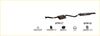 Black Redback performance exhaust system back side with central resonator and flared tailpipe for Holden Commodore