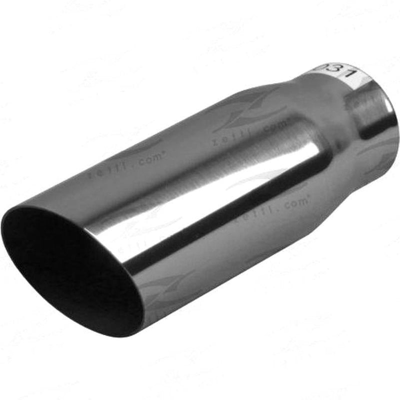 Redback Exhaust Tip SS Angle Cut 57x63x200mm