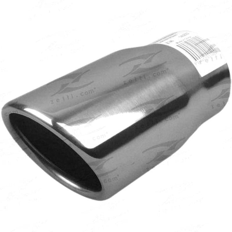 Redback Exhaust Tip SS Angle Cut Rolled 50x54x150mm