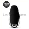 Black and chrome motorcycle gear shift knob with sleek modern design for remote smart car key case shell volkswagen touareg