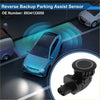 Black reverse backup parking sensor with circular top and electrical connector shown from the back for toyota fj cruiser 2007 2010
