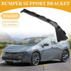 Rh rear bumper support bracket for toyota prius 2004-2009 black plastic with molded tabs and mounting holes shown from back