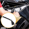 Black plastic rh rear bumper support bracket trim piece for toyota prius 2004-2009 shown from back side