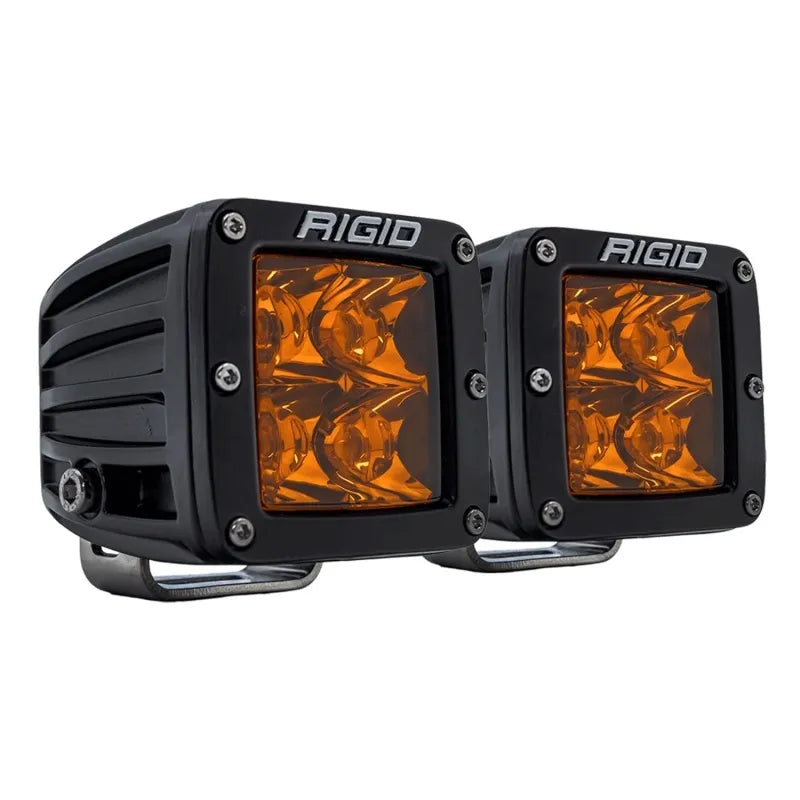 Rigid Industries Rigid Industries D-Series Spot w/ Amber PRO Lens (Pair)