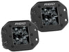 Rigid Industries Rigid Industries D2 - Midnight Edition Flush Mount Spot Lights