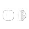 Rigid Industries Rigid Industries Adapt XE LED Moto Kit - Black