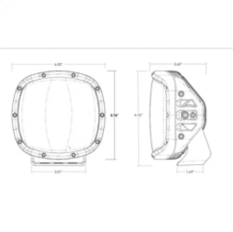 Rigid Industries Rigid Industries Light Cover for Adapt XP Amber PRO