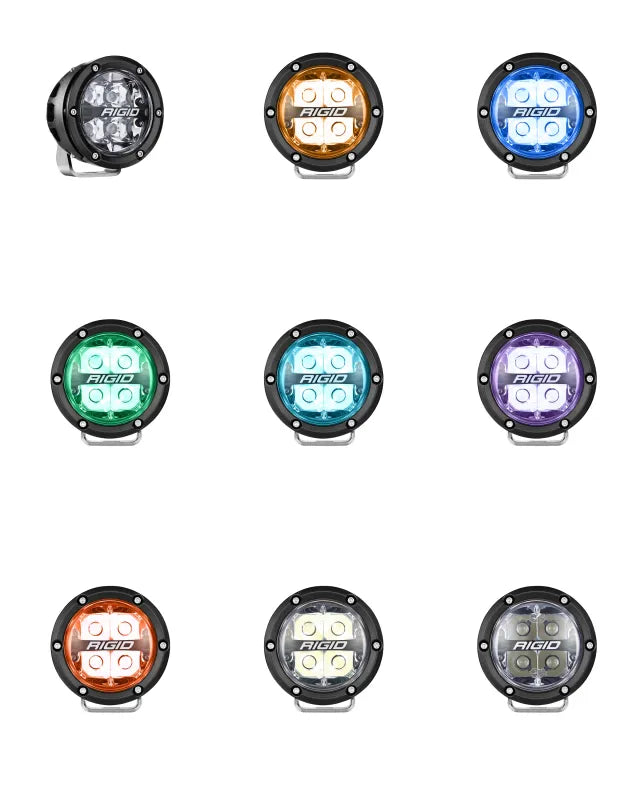 Rigid Industries Rigid Industries 360-Series 4in LED Off-Road Spot Beam - RGBW (Pair)