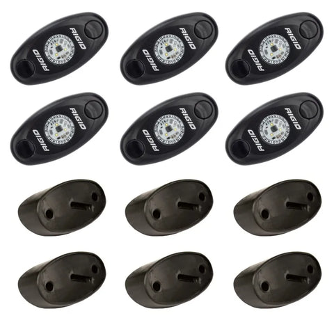 Rigid Industries Rigid Industries Rock Light Kit- Red (6 lights)