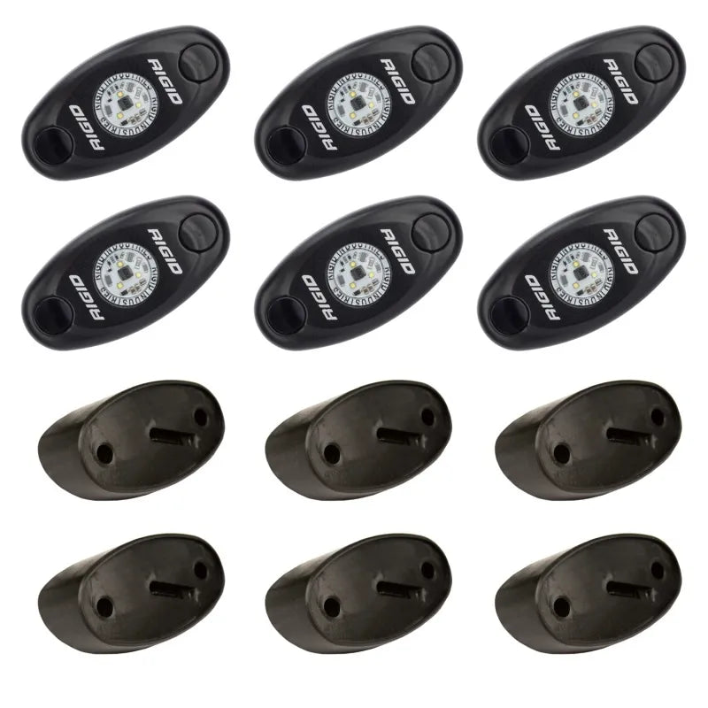 Rigid Industries Rigid Industries Rock Light Kit- Red (6 lights)