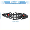 Right bumper bracket retainer for toyota highlander 2014-2019 black plastic grille insert with red fasteners