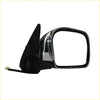 Right electric door mirror for Toyota Hilux 4WD 1997-2005 with black and chrome finish and sleek rectangular reflective surface