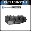 Right front bumper retainer bracket for toyota land cruiser 2008-2021 black plastic trim housing with mounting points
