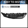 Right front bumper support bracket for toyota matrix 2009-2014 black plastic with molded mounting points and fastener holes