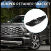Right front bumper support bracket for toyota matrix black plastic retainer with molded tabs and mounting holes