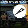 Right front bumper support bracket for toyota tacoma 2005-2012 black plastic retainer with curved handle and mounting holes