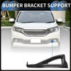 Black plastic right front bumper support bracket for toyota tacoma 2005-2012 shown from the back side