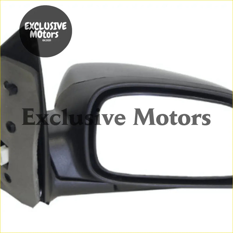 Right-hand 3-wire black plastic door mirror for ford falcon au ba bf with sleek curved housing and clear reflective glass