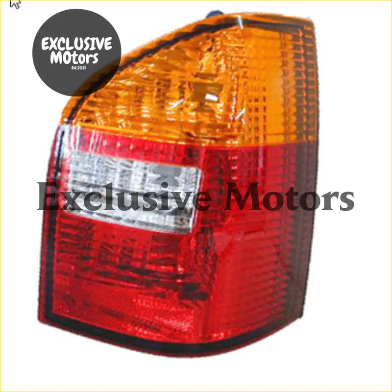 Right-hand tail light for ford falcon wagon 1998 in orange and red two-tone plastic with clear lens section