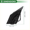Black plastic right side door mirror housing for toyota rav4 2009-2012 with mounting bracket and wiring shown from back
