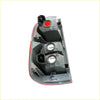 Right tail light for Toyota Hilux SR5 2011-2014 gray plastic with red trim and three circular light housings back view