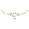 R.M. Williams Longhorn Decal 70cm Sticker White Strmwcwht