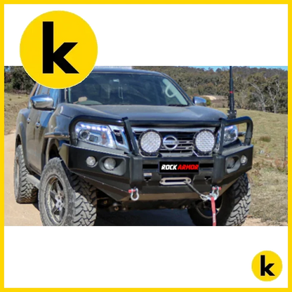 Rockarmor Brushbar To Suit Nissan Navara 2015 + Np300 Brushbar