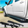 Black diamond plate side step for rockarmor brushbar suits nissan navara d40 2005-2015 4wd ute offroad use