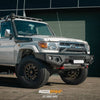 Rockarmor Gt Hoopless Steel Bullbar - Toyota Landcruiser 76 78 79 2007-2023 (Full Bar Replacement)