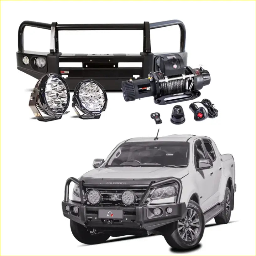 Rockarmor Elite Bullbar Frontal Combo To Suit Holden Colorado - Winch Bar