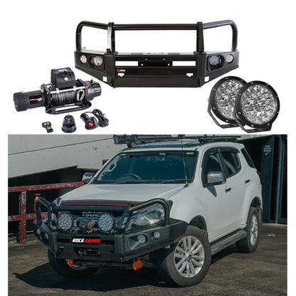 Rockarmor Elite Bullbar Frontal Combo To Suit Isuzu Mu-X 05/2012 - Winch Bar