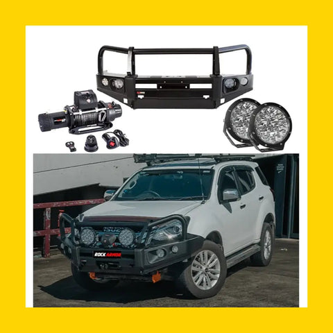 Rockarmor Elite Bullbar Frontal Combo To Suit Isuzu Mu-X