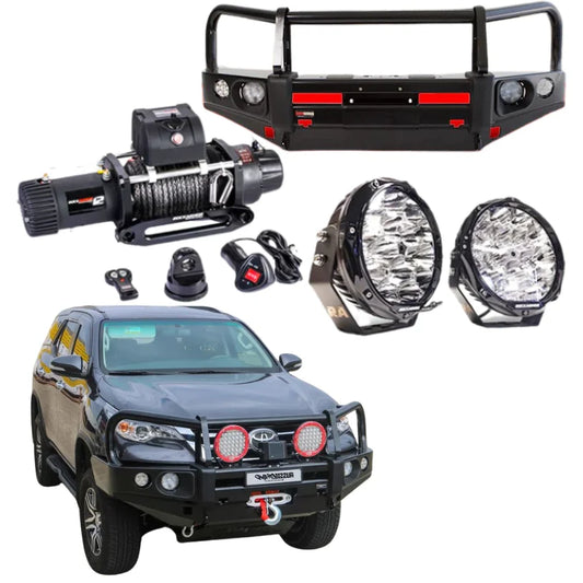 Rockarmor Elite Bullbar Frontal Combo To Suit Toyota Fortuner - Winch Bar