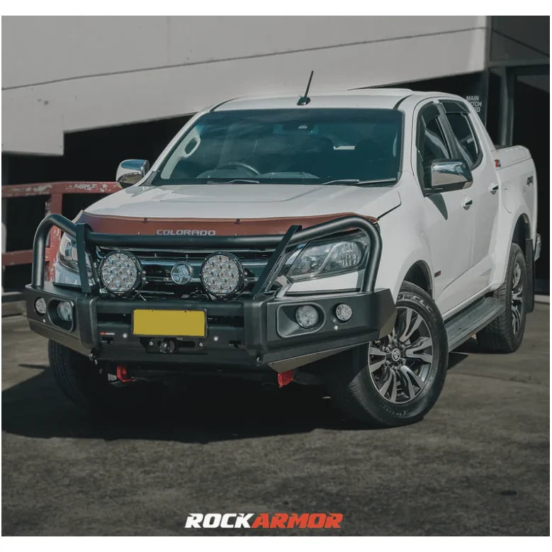 Rockarmor Elite Steel Bullbar To Suit Holden Colorado (Bumper Cut) - Winch Bar
