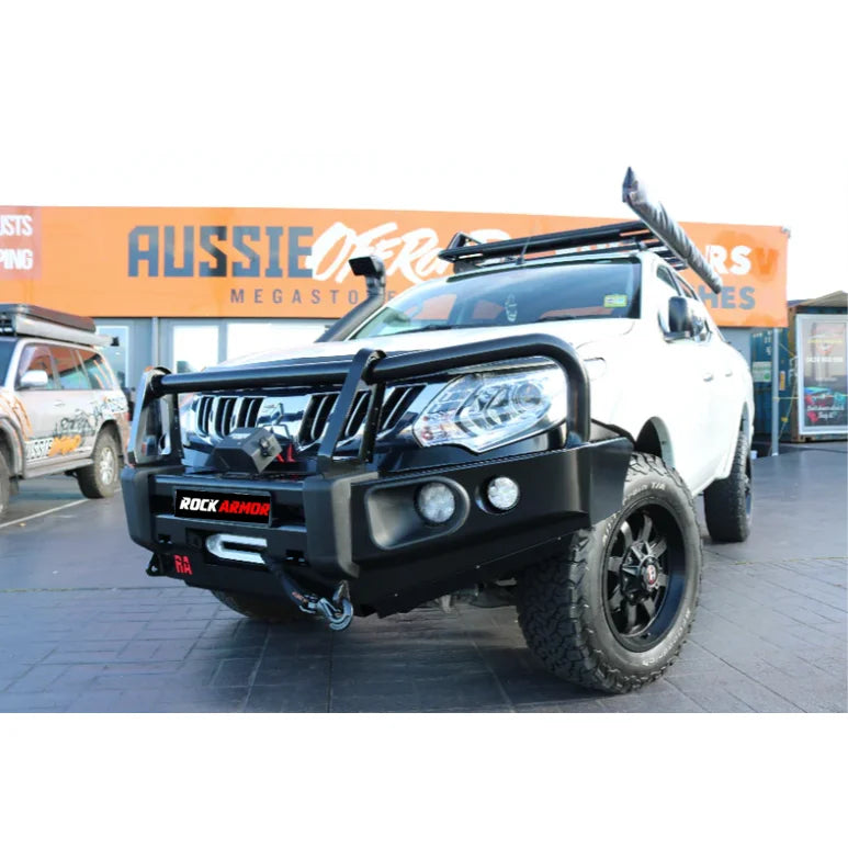 Rockarmor Elite Steel Bullbar To Suit Toyota Hilux N80 2015-2020 - Winch Bar