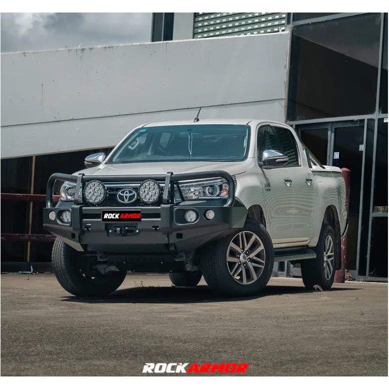 Rockarmor Elite Steel Bullbar To Suit Toyota Hilux N80 2015-2020 - Winch Bar