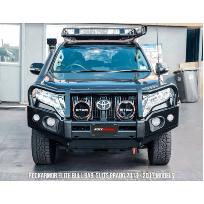 Rockarmor Elite Steel Bullbar To Suit Toyota Prado Fj150 2018-Current - Winch Bar