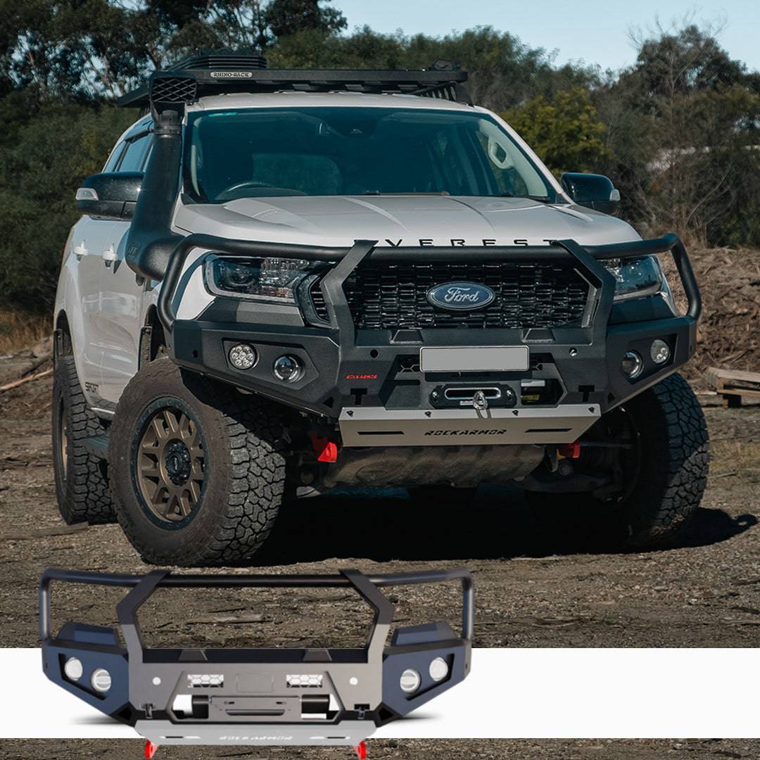 Ford Everest Bullbar Combo Pack Rockarmor GT - Suits UA1 & UA2 Ford Everest